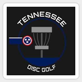 Tennessee Disc Golf - State Flag Dark Sticker